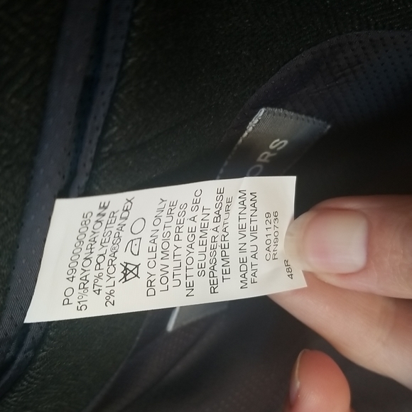 Michael Kors Mens 48Reg Suit Coat - Picture 5 of 8